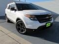 2015 White Platinum Ford Explorer Sport 4WD  photo #2