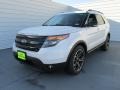 2015 White Platinum Ford Explorer Sport 4WD  photo #7