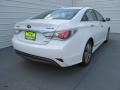 2015 Diamond White Pearl Hyundai Sonata Hybrid Limited  photo #4