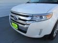 2014 White Platinum Ford Edge SEL  photo #10