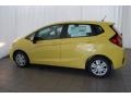 2015 Mystic Yellow Pearl Honda Fit LX  photo #10