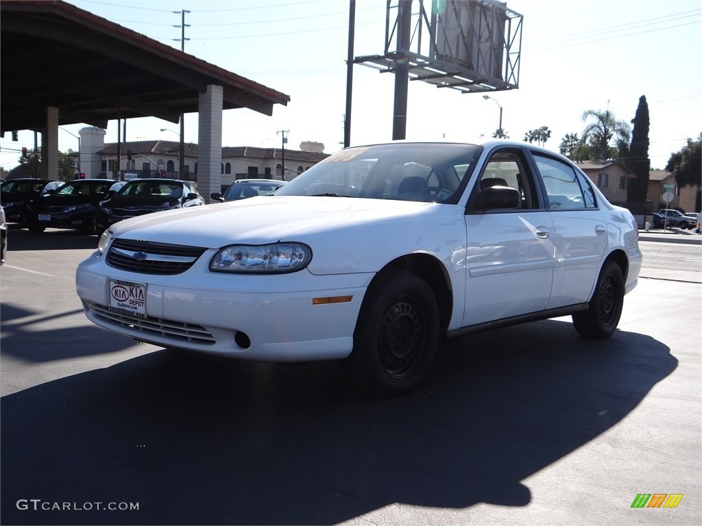 2002 Malibu Sedan - Bright White / Gray photo #6