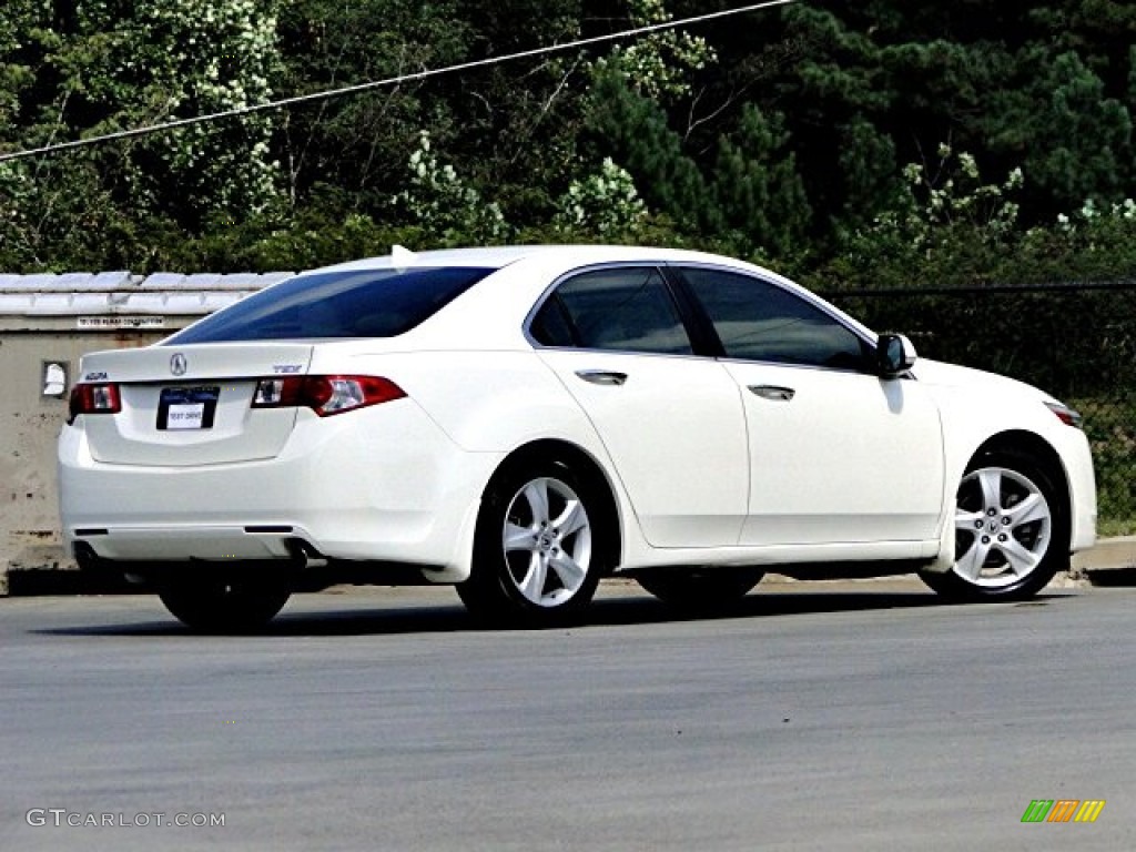 2009 TSX Sedan - Premium White Pearl / Parchment photo #2