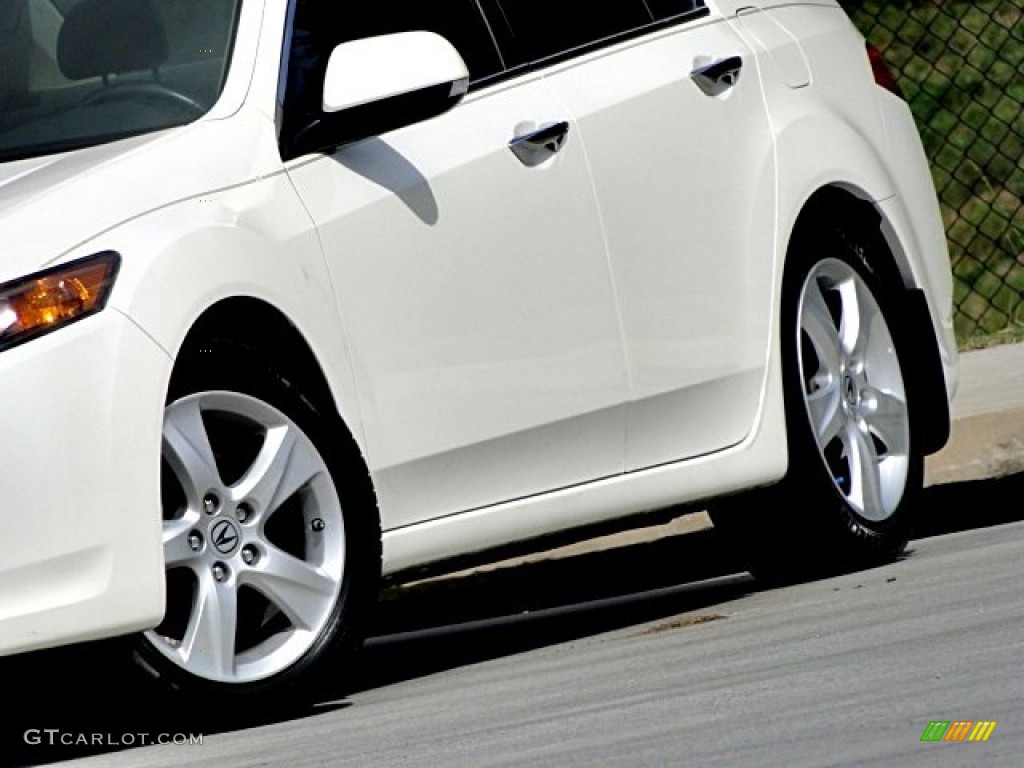 2009 TSX Sedan - Premium White Pearl / Parchment photo #7