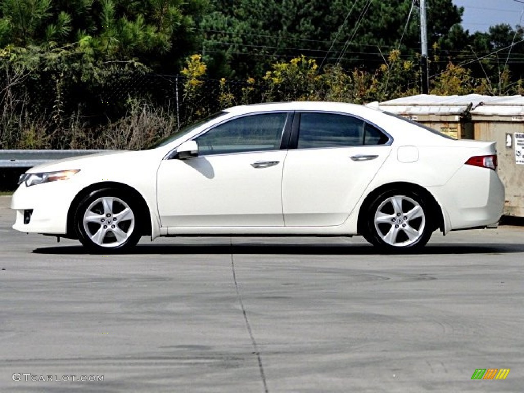 2009 TSX Sedan - Premium White Pearl / Parchment photo #8