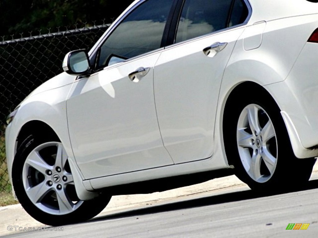 2009 TSX Sedan - Premium White Pearl / Parchment photo #25