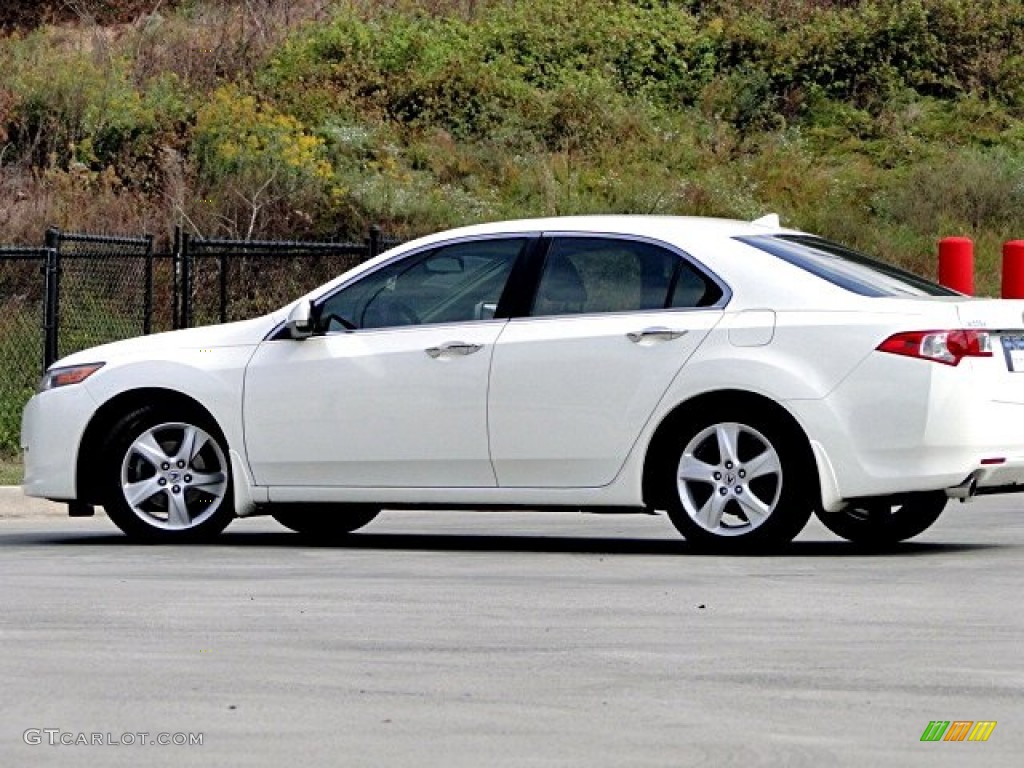 2009 TSX Sedan - Premium White Pearl / Parchment photo #37