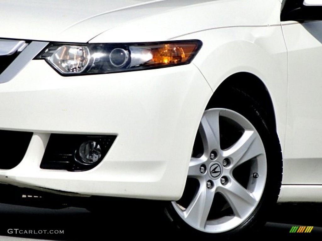 2009 TSX Sedan - Premium White Pearl / Parchment photo #43