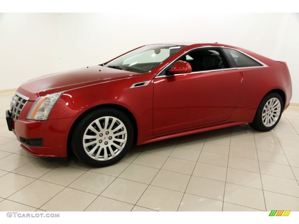 Crystal Red Tintcoat 2012 Cadillac CTS Coupe Exterior Photo #98050912