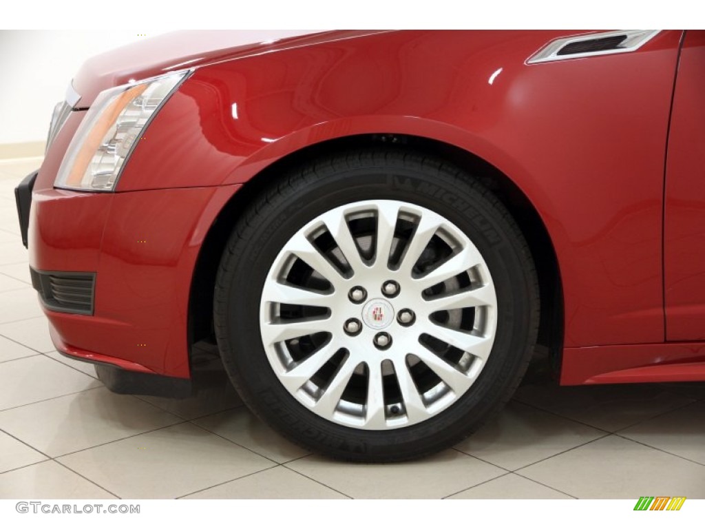 2012 CTS Coupe - Crystal Red Tintcoat / Ebony/Ebony photo #20