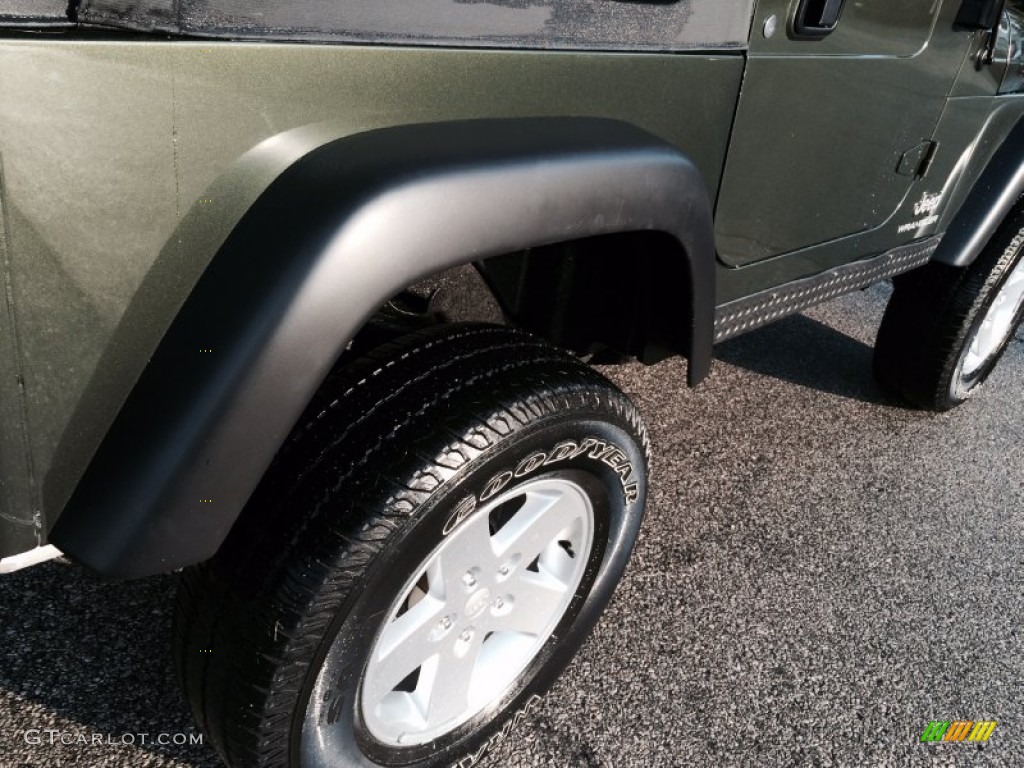 2006 Wrangler SE 4x4 - Jeep Green Metallic / Dark Slate Gray photo #14