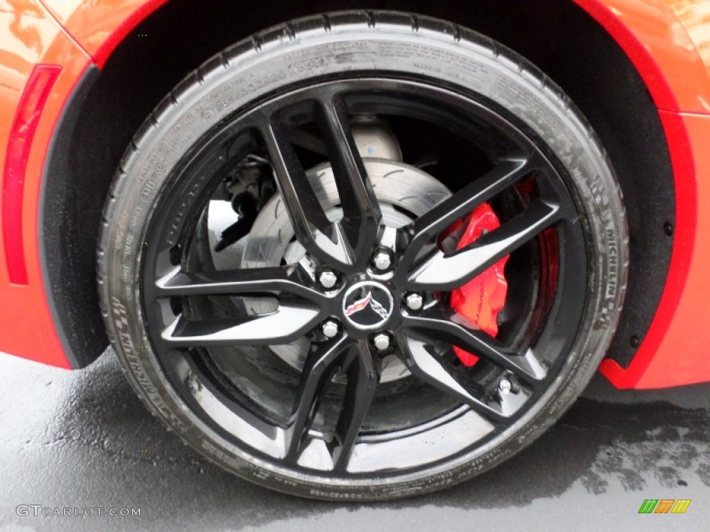 2015 Corvette Stingray Coupe Z51 - Torch Red / Jet Black photo #14