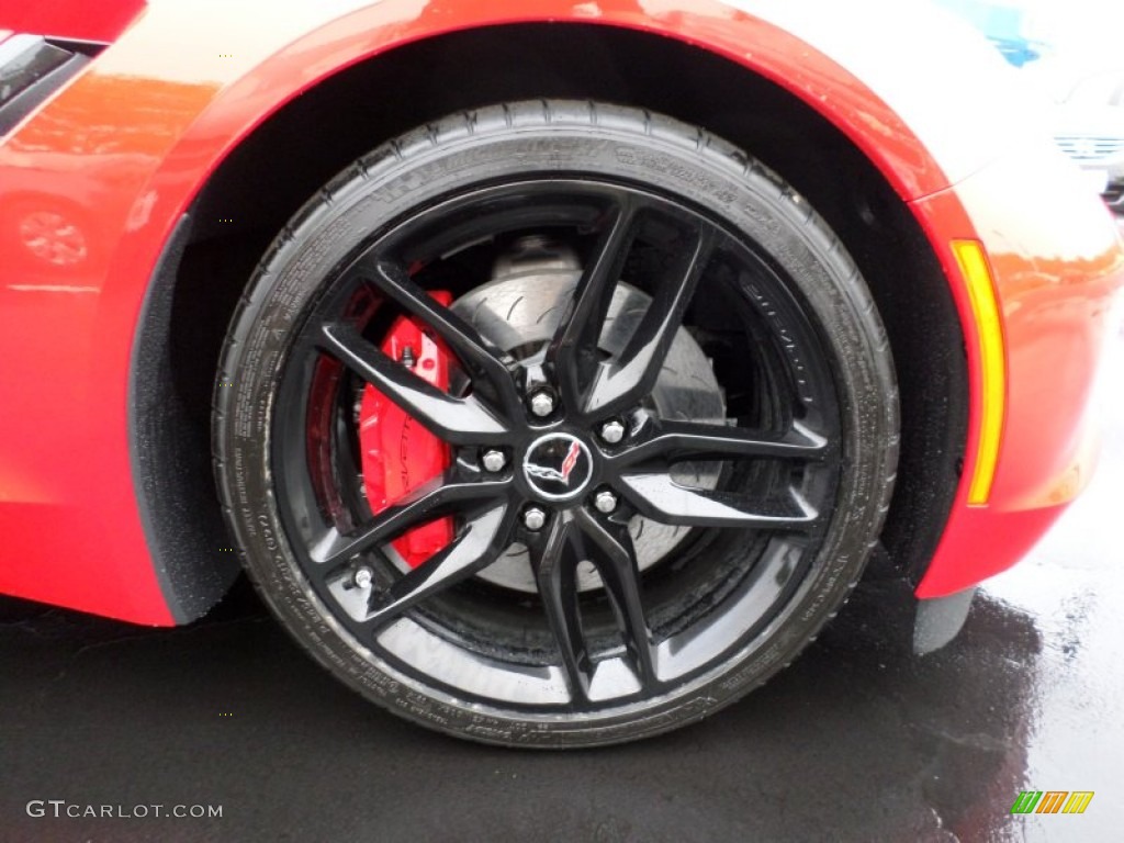 2015 Corvette Stingray Coupe Z51 - Torch Red / Jet Black photo #15
