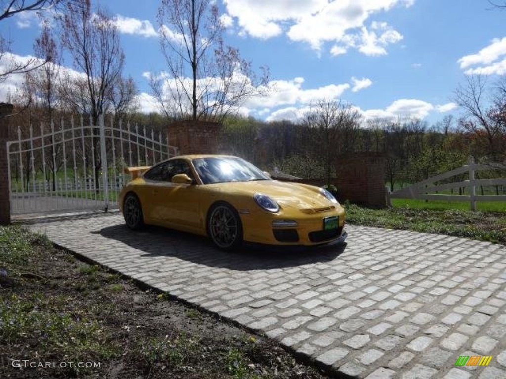 2010 911 GT3 - Speed Yellow / Black w/Alcantara photo #5