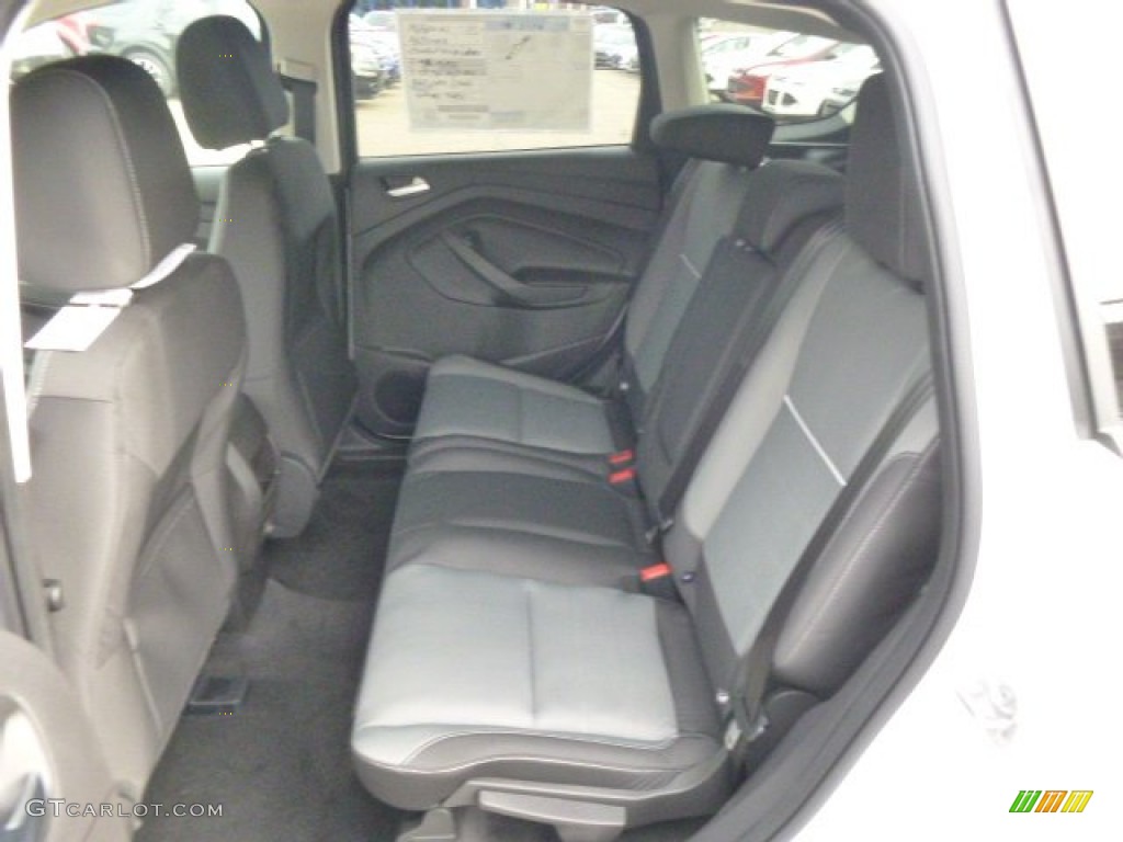 Charcoal Black Interior 2015 Ford Escape SE 4WD Photo #98055559
