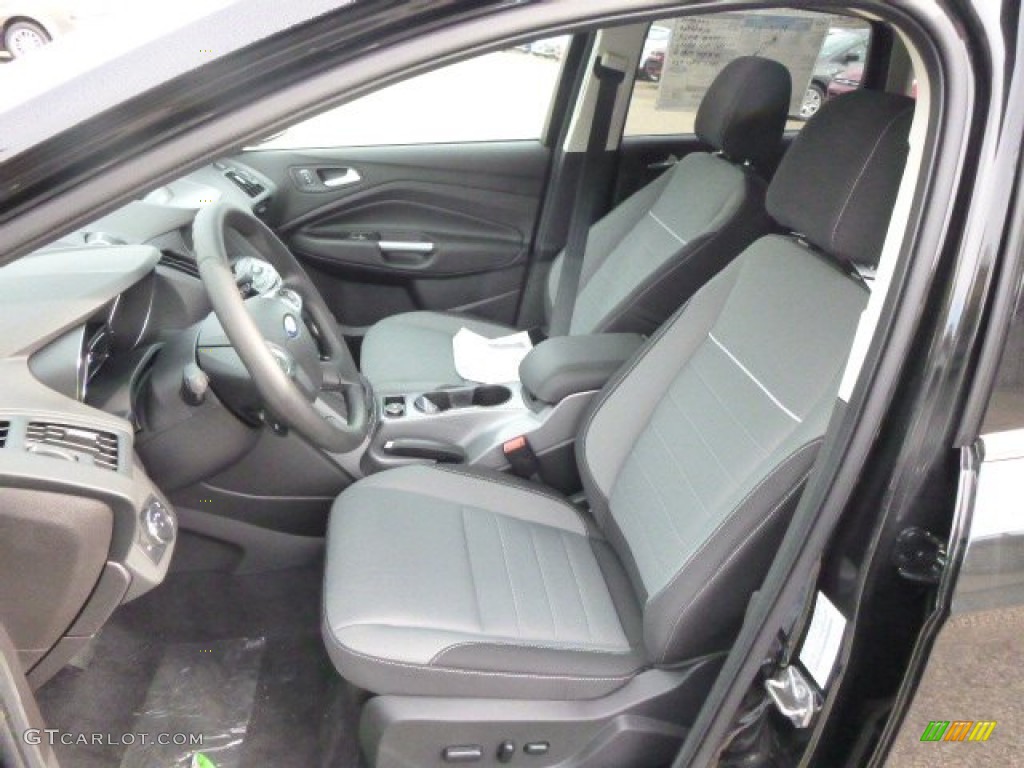 Charcoal Black Interior 2015 Ford Escape SE 4WD Photo #98055982