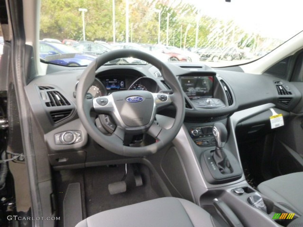 2015 Ford Escape SE 4WD Charcoal Black Dashboard Photo #98056060