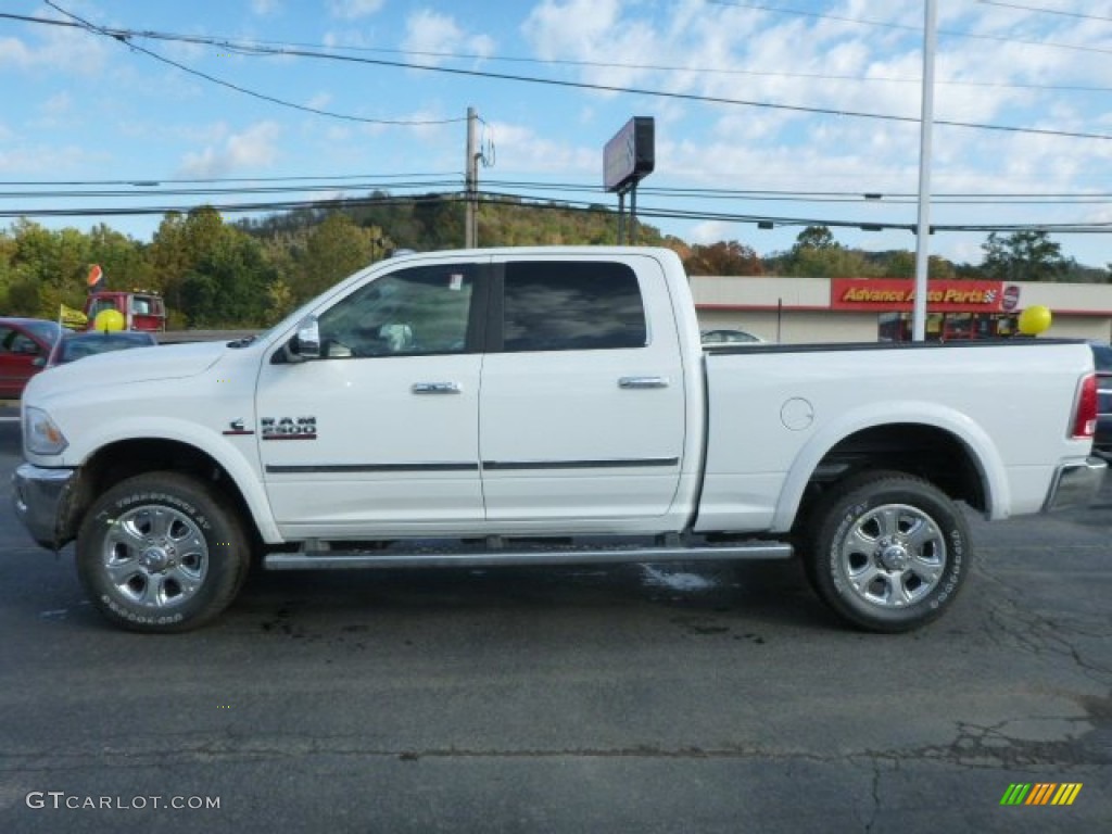Bright White 2015 Ram 2500 Laramie Crew Cab 4x4 Exterior Photo #98056246