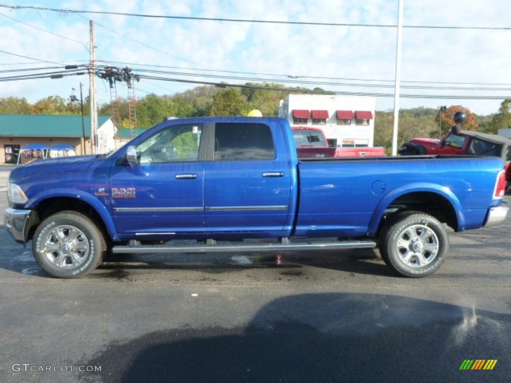 Blue Streak Pearl 2015 Ram 2500 Laramie Crew Cab 4x4 Exterior Photo #98056687