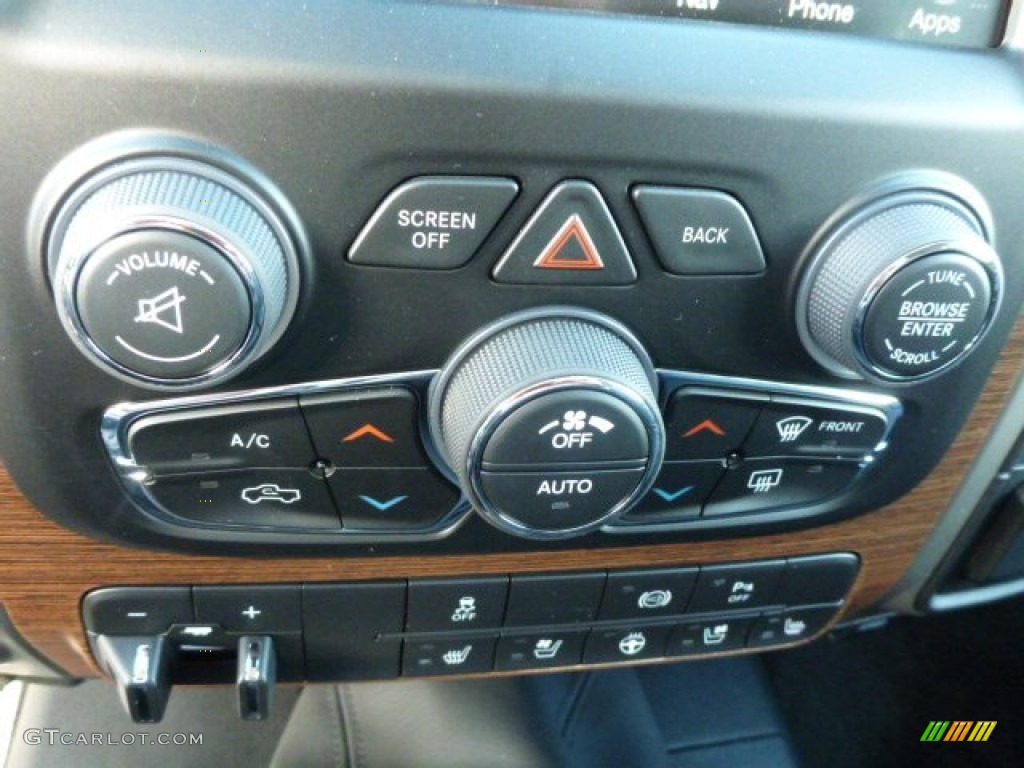 2015 Ram 2500 Laramie Crew Cab 4x4 Controls Photo #98057062