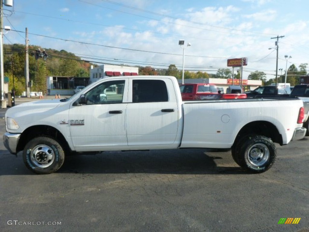 Bright White 2015 Ram 3500 Tradesman Crew Cab 4x4 Dual Rear Wheel Exterior Photo #98057587