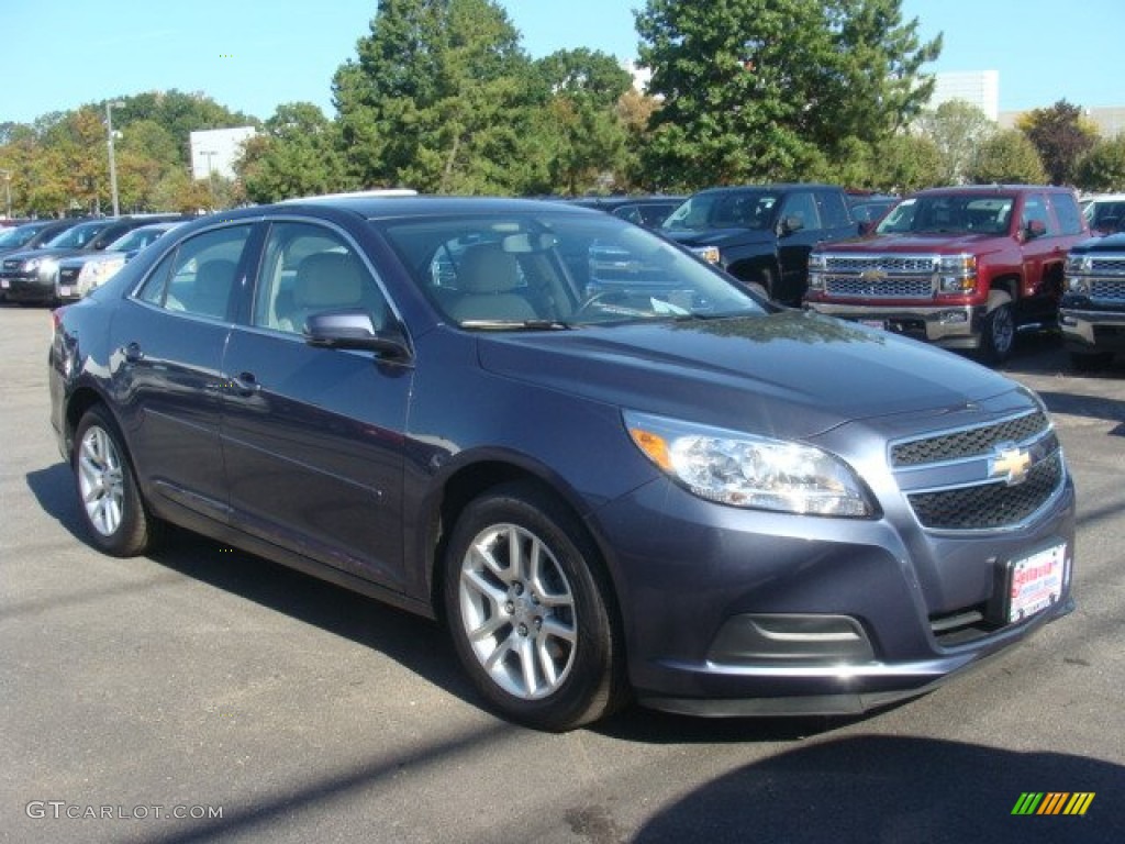 2013 Malibu LT - Blue Topaz Metallic / Cocoa/Light Neutral photo #3