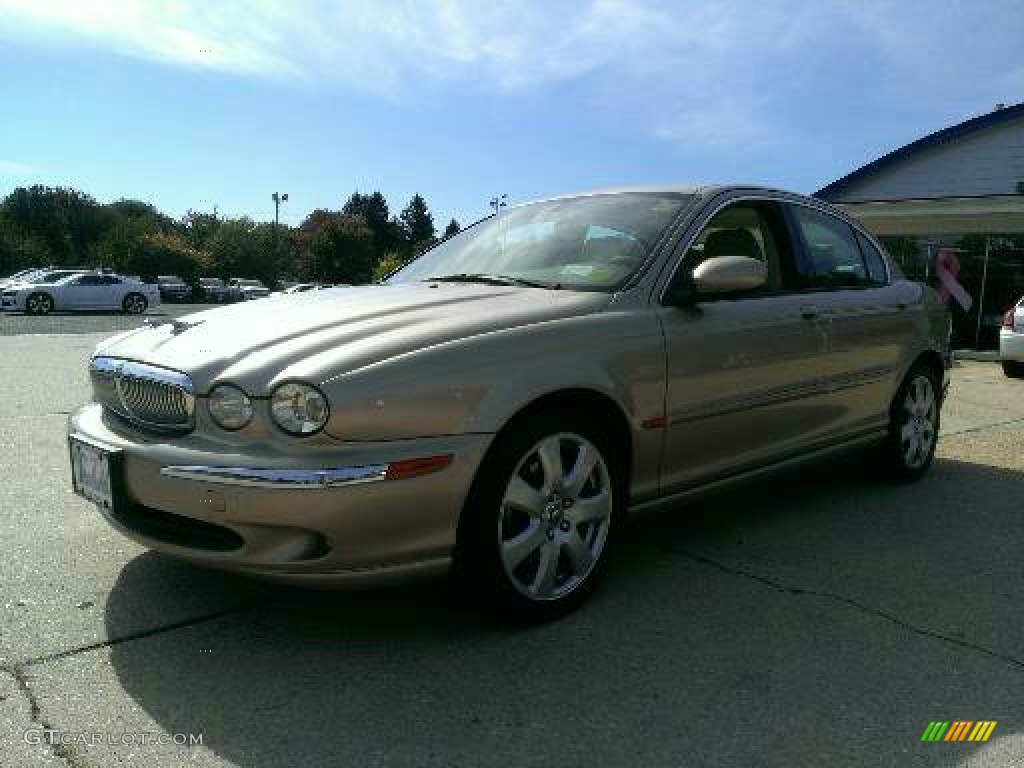 2004 X-Type 3.0 - Topaz Metallic / Barley photo #1