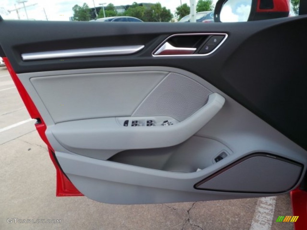 2015 Audi A3 1.8 Premium Plus Titanium Gray Door Panel Photo #98059960