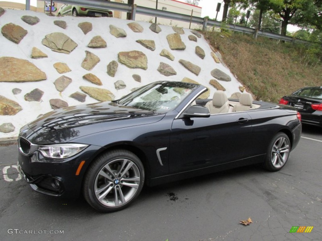 2015 4 Series 428i xDrive Convertible - Imperial Blue Metallic / Venetian Beige photo #1