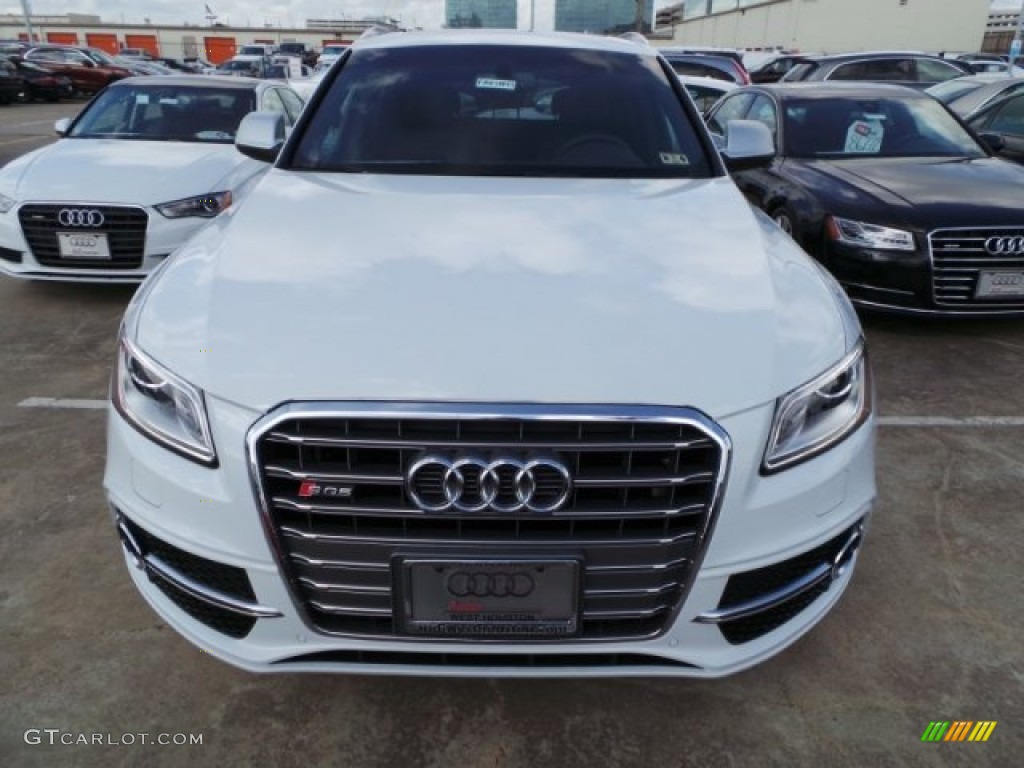 Glacier White Metallic 2015 Audi SQ5 Premium Plus 3.0 TFSI quattro Exterior Photo #98060545