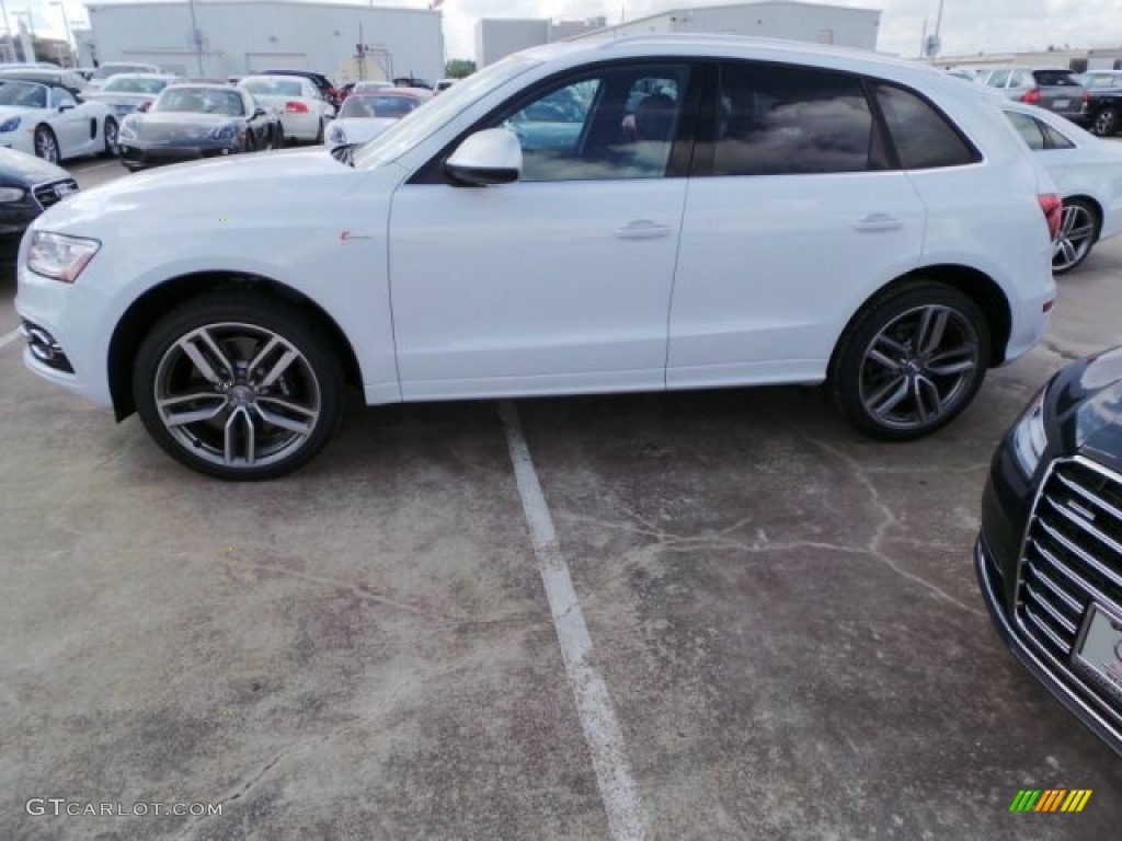 2015 SQ5 Premium Plus 3.0 TFSI quattro - Glacier White Metallic / Black photo #4