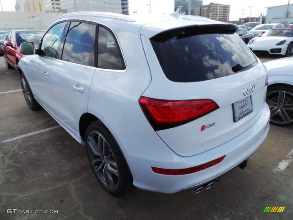 2015 SQ5 Premium Plus 3.0 TFSI quattro - Glacier White Metallic / Black photo #5