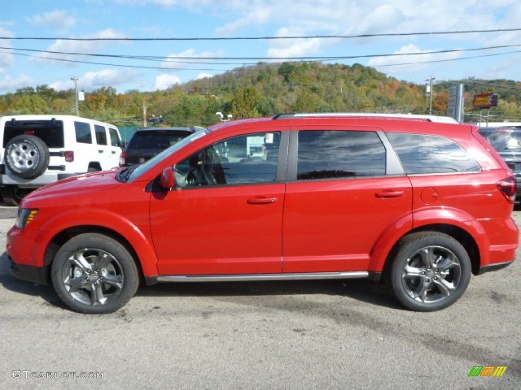 Redline 2 Coat Pearl 2015 Dodge Journey Crossroad AWD Exterior Photo #98060815