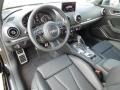  2015 A3 2.0 Prestige quattro Cabriolet Black Interior