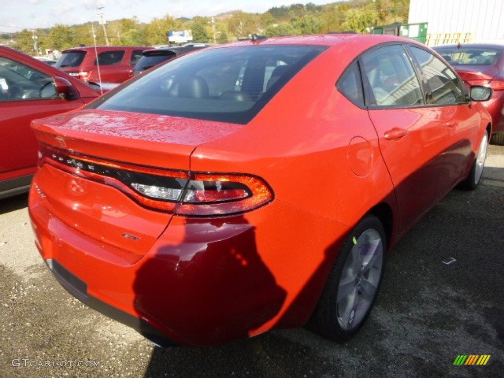 2015 Dart GT - Redline Red 2 Coat Pearl / Black/Ruby Red Accent Stitching photo #4