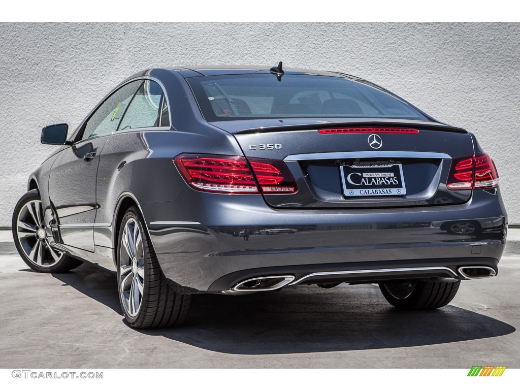 2014 E 350 Coupe - Steel Gray Metallic / Grey/Black photo #2