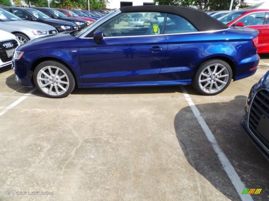 Scuba Blue Metallic 2015 Audi A3 2.0 Prestige quattro Cabriolet Exterior Photo #98062891