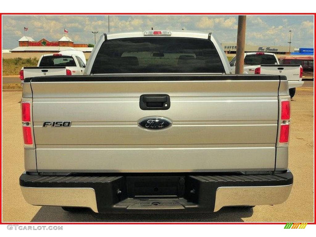 2009 F150 XLT SuperCrew - Brilliant Silver Metallic / Stone/Medium Stone photo #4