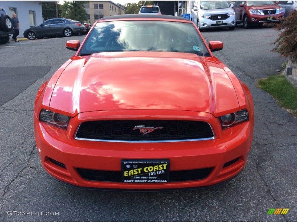 2014 Mustang V6 Convertible - Race Red / Charcoal Black photo #2