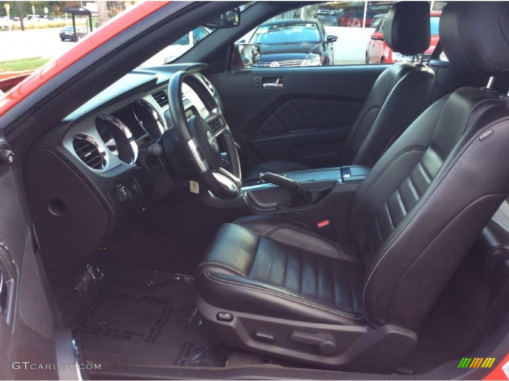 2014 Mustang V6 Convertible - Race Red / Charcoal Black photo #15