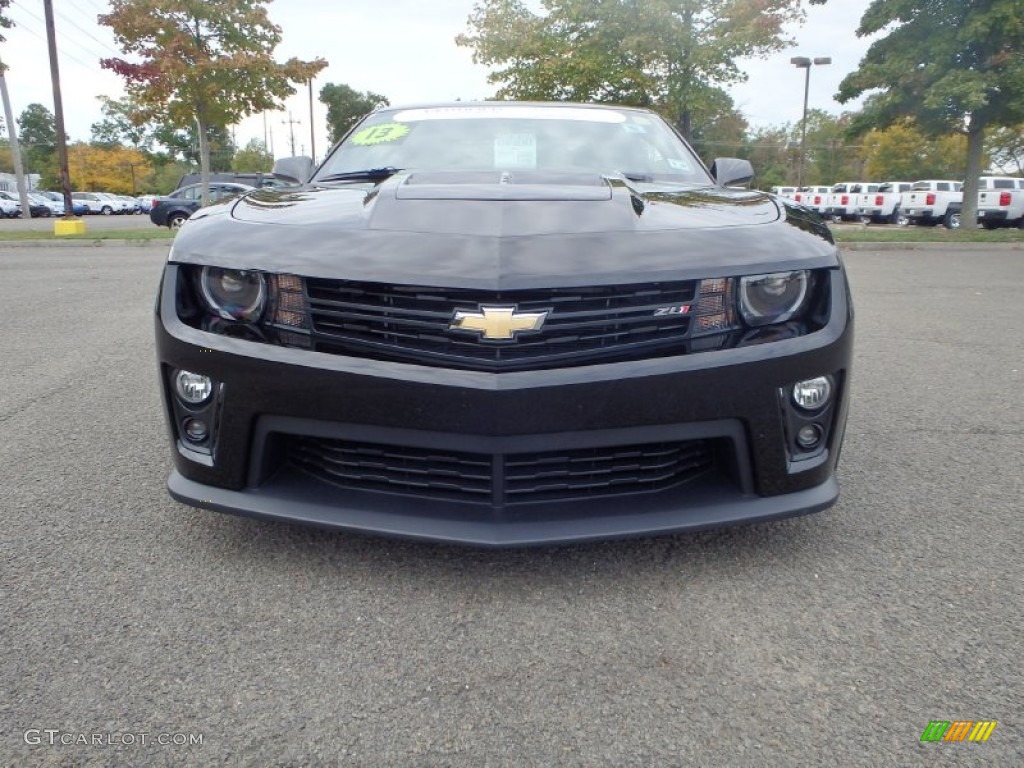 2013 Camaro ZL1 - Black / Black photo #2