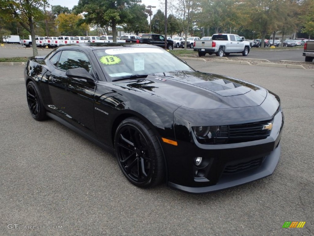 2013 Camaro ZL1 - Black / Black photo #3