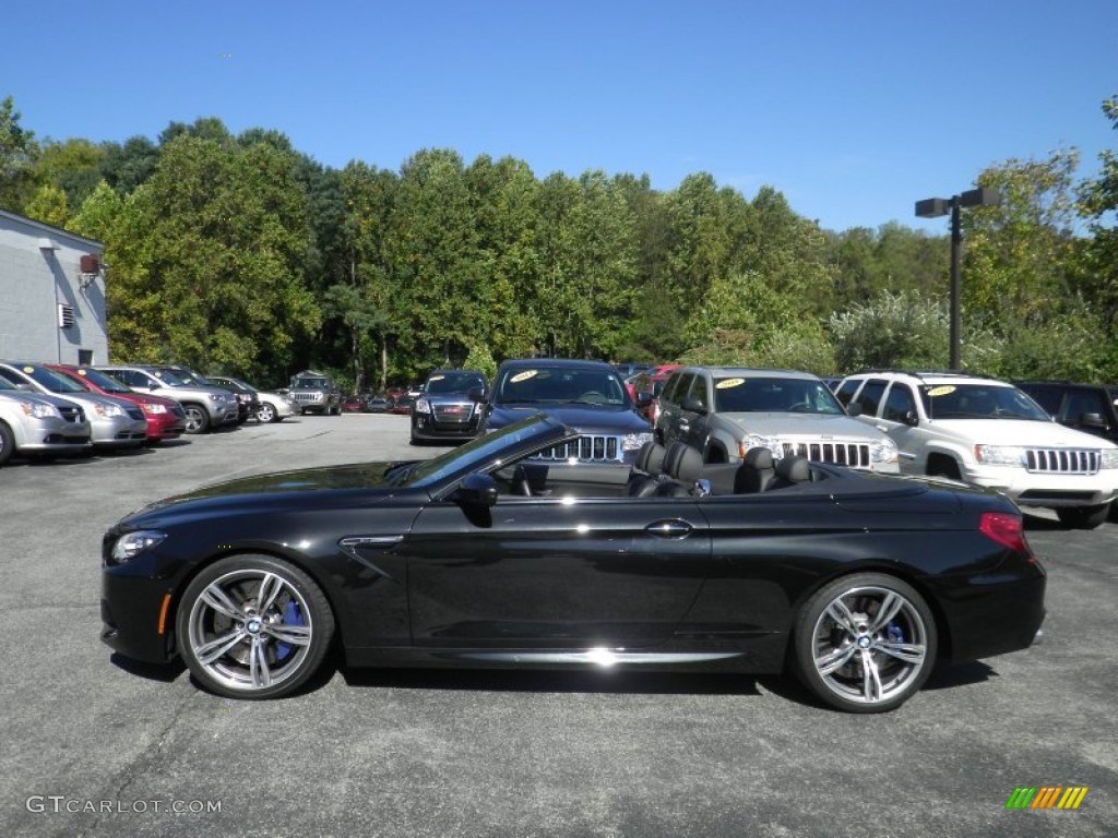 Black Sapphire Metallic 2013 BMW M6 Convertible Exterior Photo #98068486