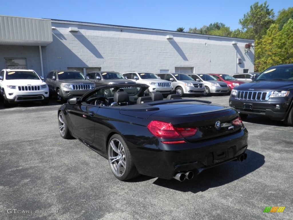 2013 M6 Convertible - Black Sapphire Metallic / Black photo #4