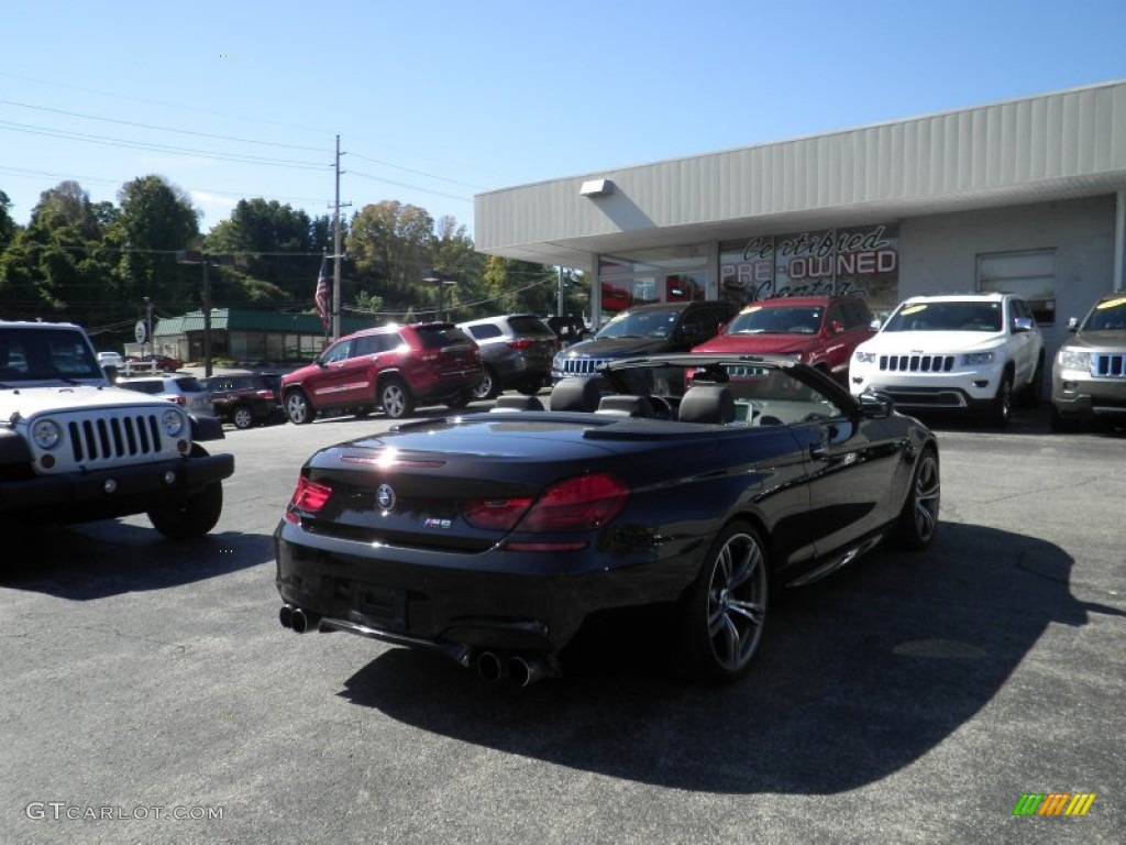 2013 M6 Convertible - Black Sapphire Metallic / Black photo #6