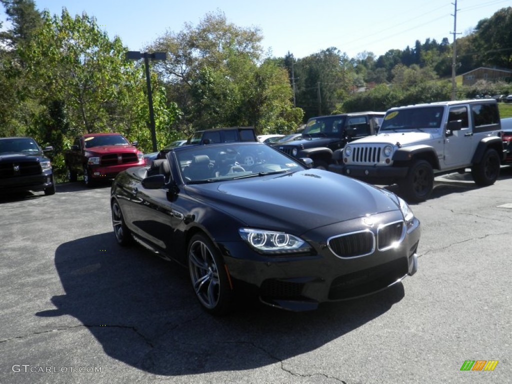 2013 M6 Convertible - Black Sapphire Metallic / Black photo #8