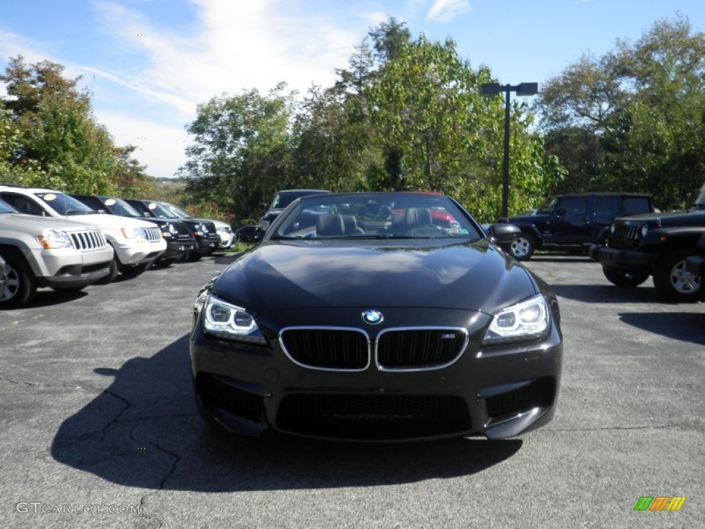 2013 M6 Convertible - Black Sapphire Metallic / Black photo #9