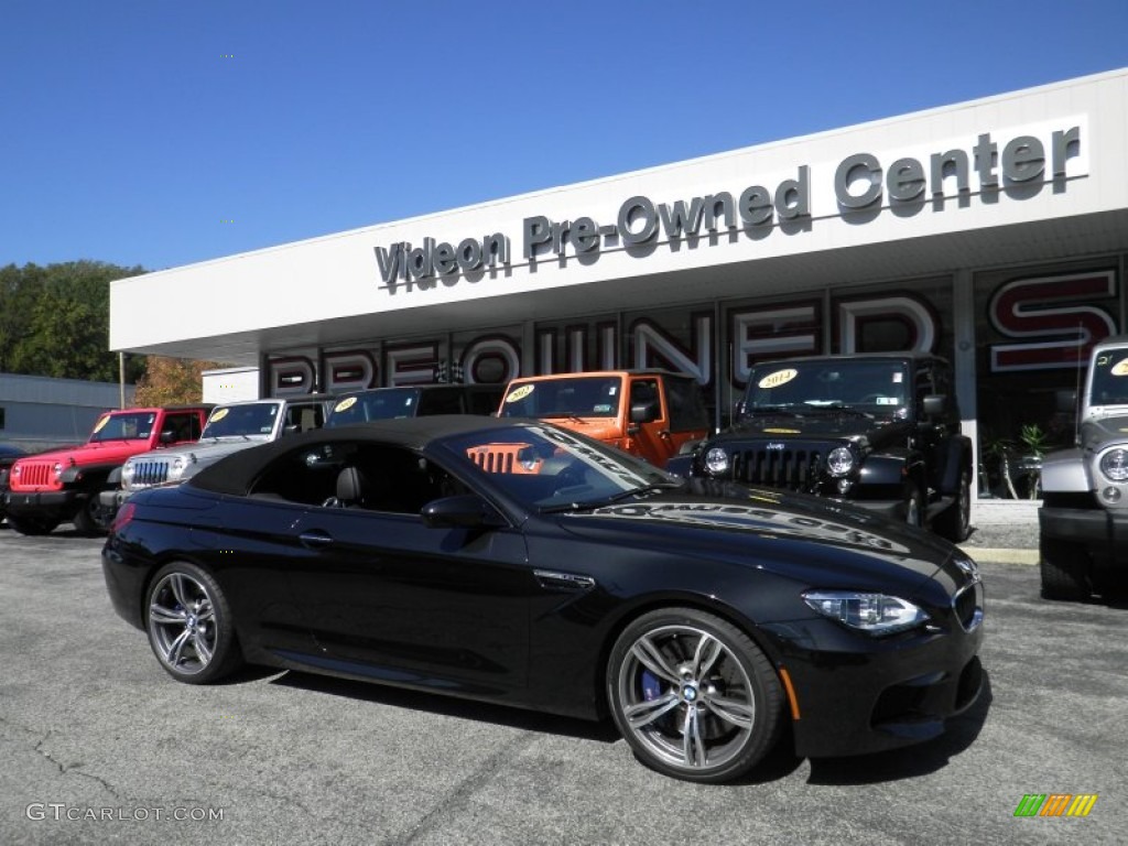 2013 M6 Convertible - Black Sapphire Metallic / Black photo #10