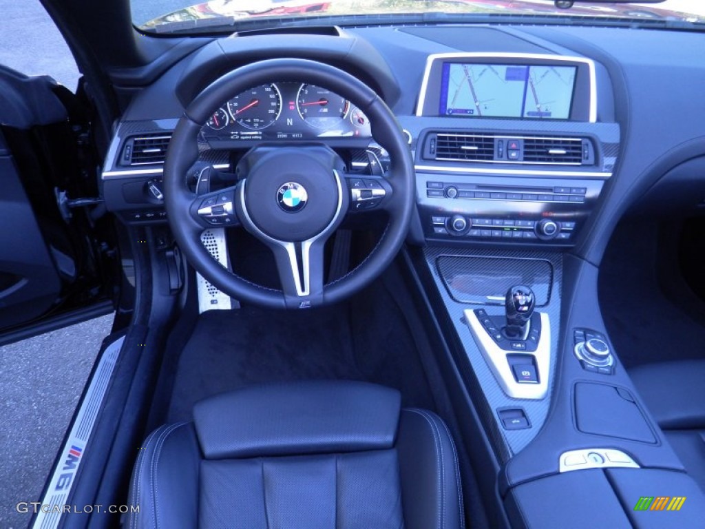 2013 M6 Convertible - Black Sapphire Metallic / Black photo #17