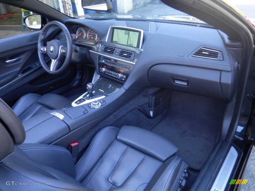 2013 M6 Convertible - Black Sapphire Metallic / Black photo #18